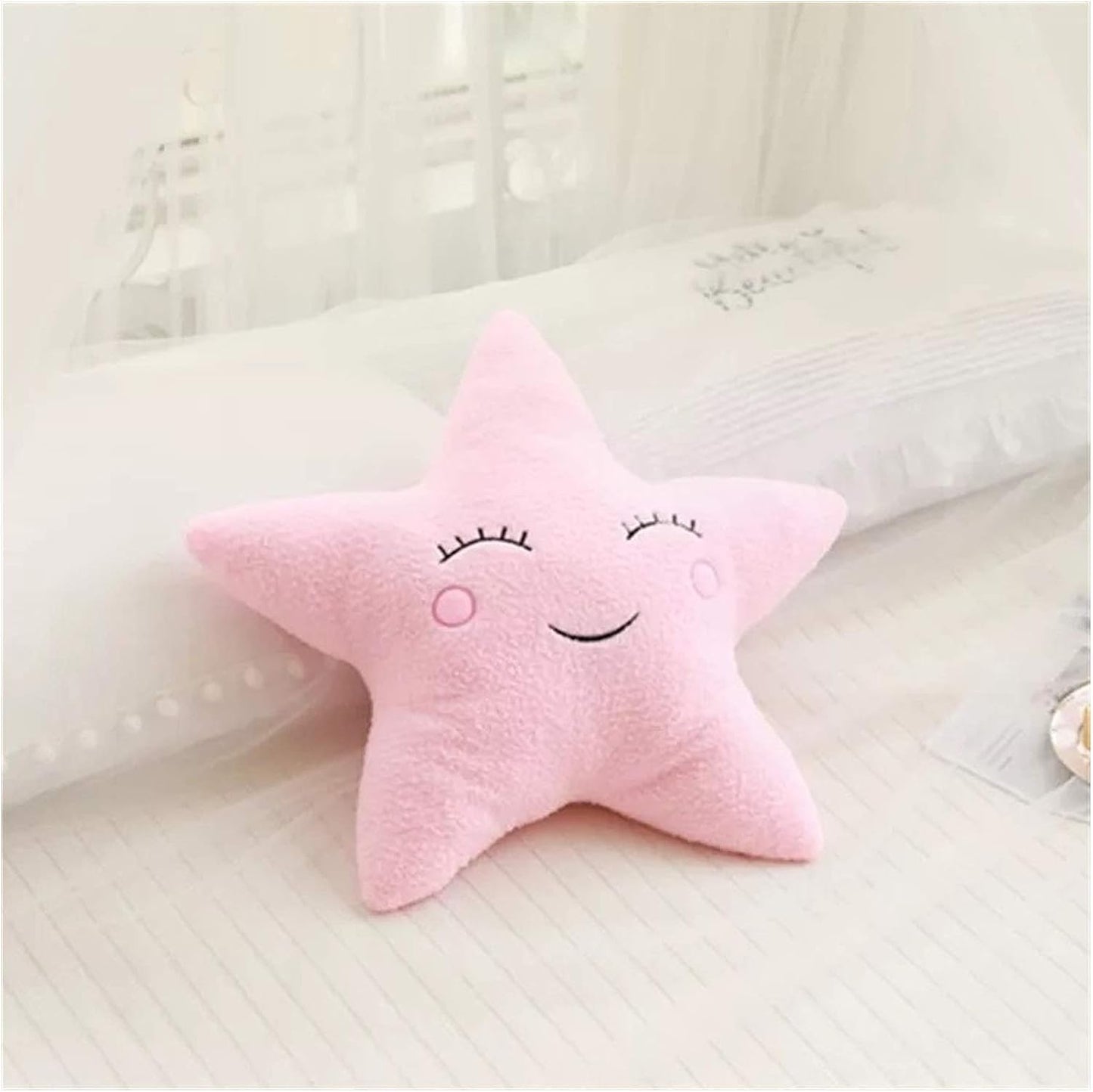 Almohada Infantil de Estrella Rosa_50 x 50 cm
