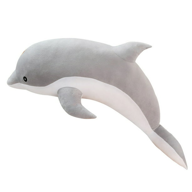Delfín Gris Grande de Peluche_50 cm