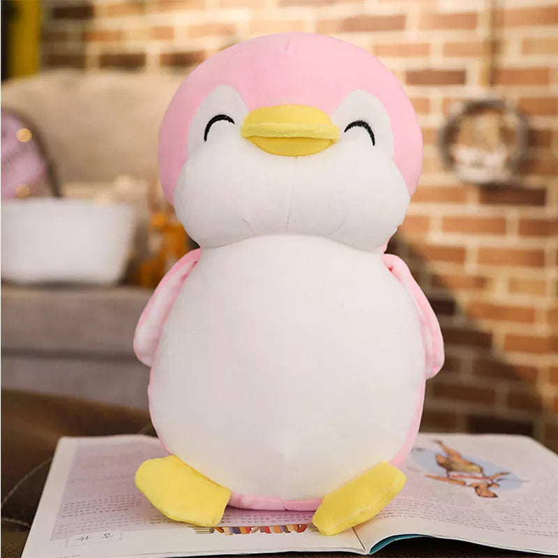Pingüino Rosa Grande de Peluche_55 cm