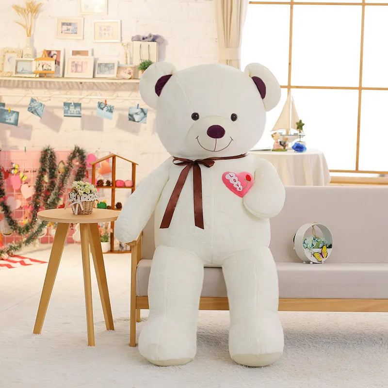 Oso Blanco Gigante de Peluche_110 cm
