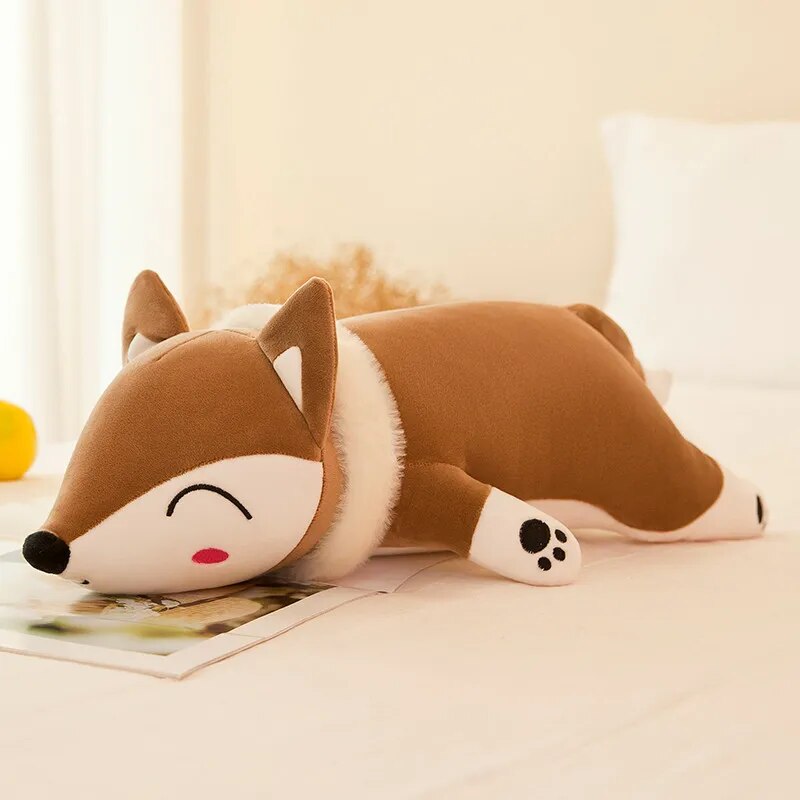 Zorro Marrón Squishy de Peluche_35 cm