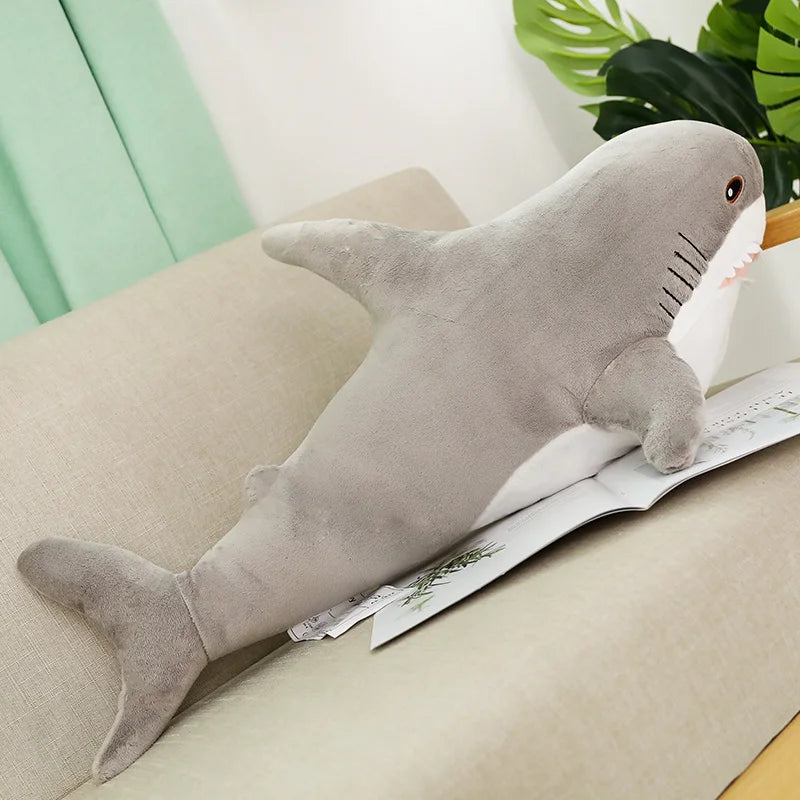 Tiburón Gris Gigante de Peluche_100 cm