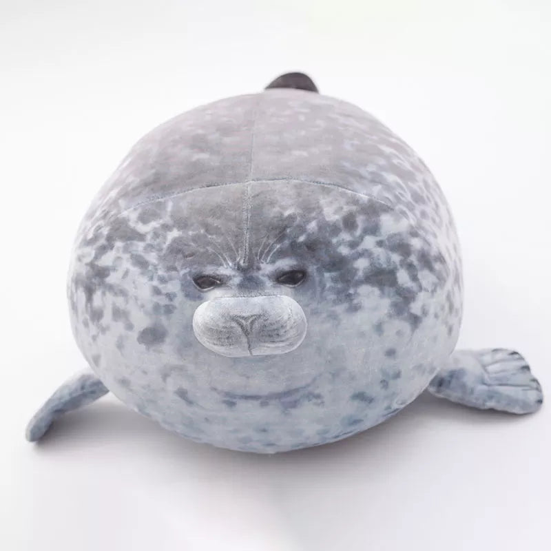 Foca Moteada Squishy de Peluche_60 cm