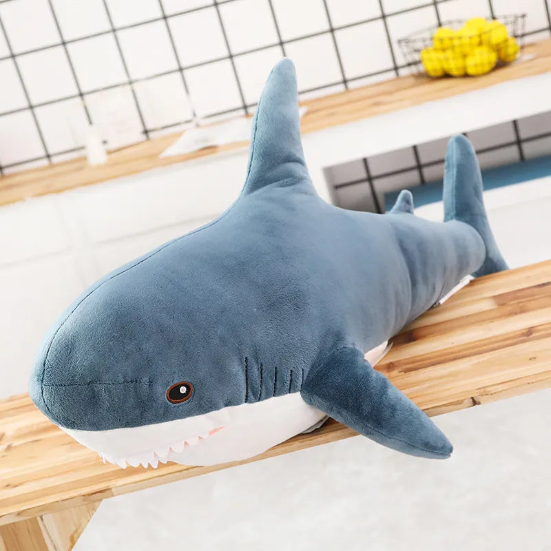 Tiburón Azul Gigante de Peluche_100 cm