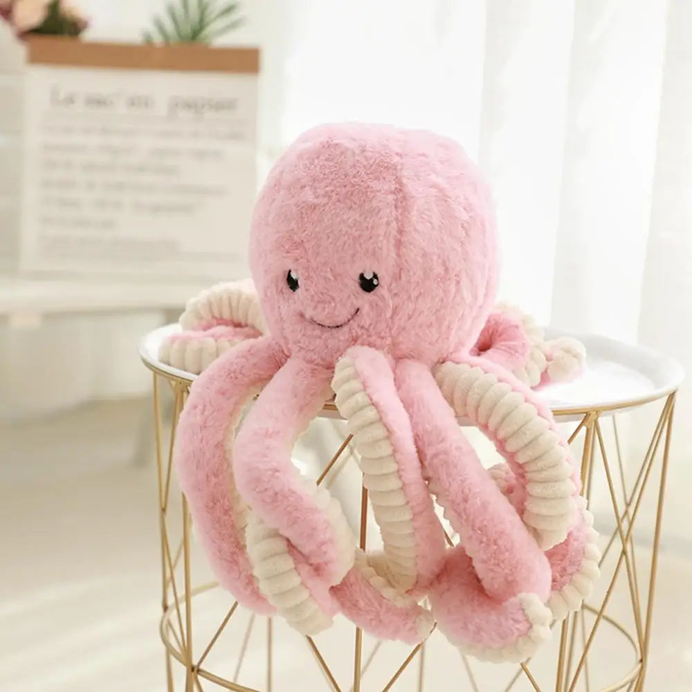 Pulpo Rosa de Peluche_40 cm