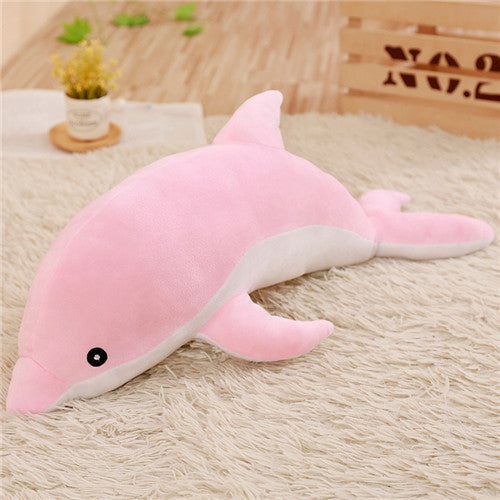 Delfín Rosa Grande de Peluche_50 cm