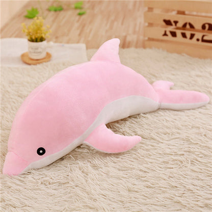 Delfín Rosa Gigante de Peluche_120 cm
