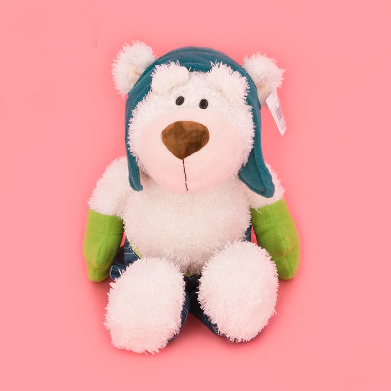 Oso Polar Aviador Pequeño de Peluche_20 cm