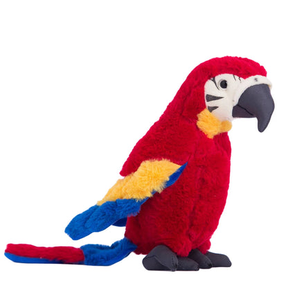 Loro Rojo de Peluche_25 cm