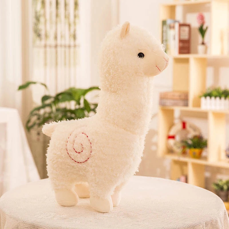 Alpaca Blanca de Peluche_28 cm