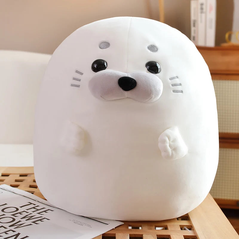 Foca Blanca Squishy de Peluche_30 cm