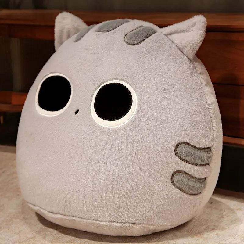 Gato Gris Squishy de Peluche_30 cm