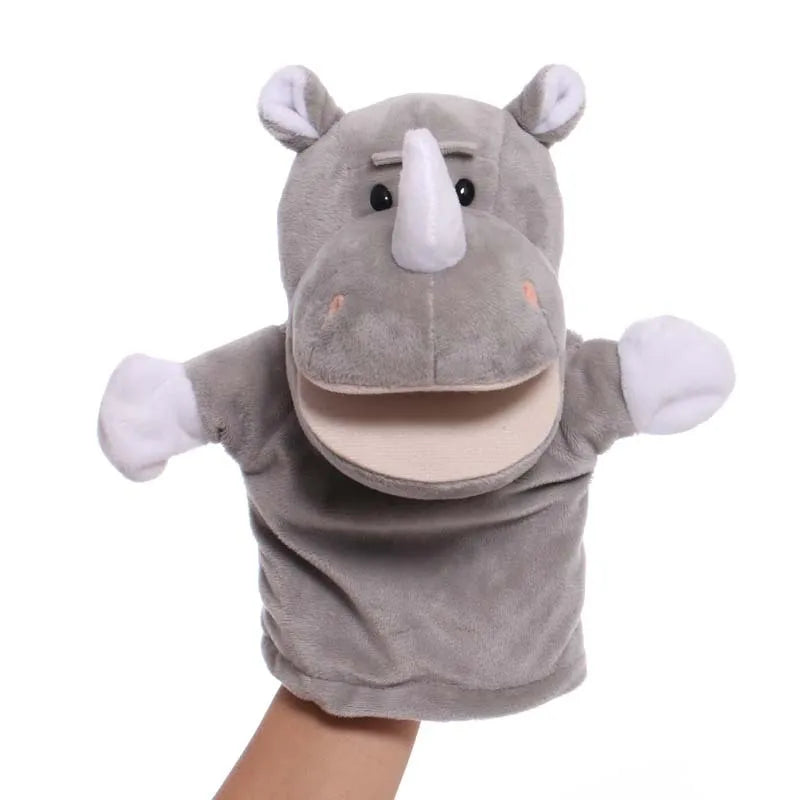 Títere de mano de Rinoceronte_25 cm