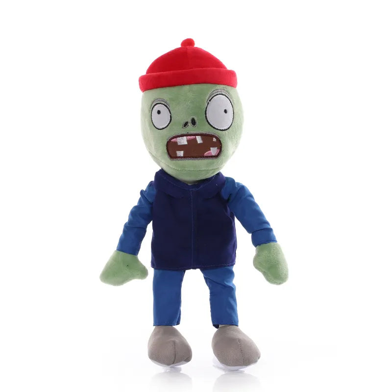 Zombie con Gorro de Peluche de Plants Vs Zombies_30 cm