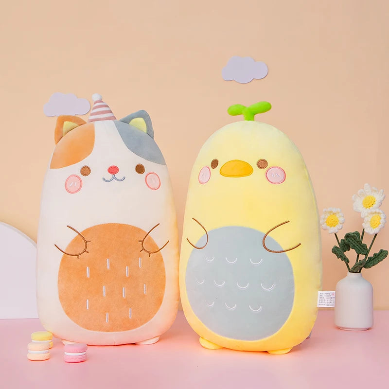 Pato Amarillo Squishmallow de Peluche - 40 cm