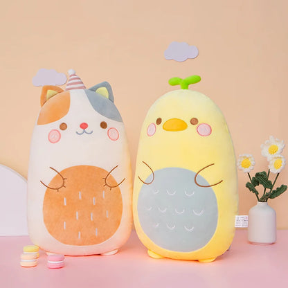Pato Amarillo Squishmallow de Peluche - 40 cm