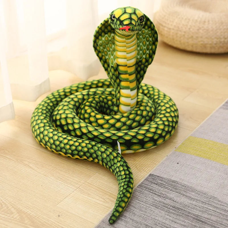 Cobra Verde Grande de Peluche_80 cm