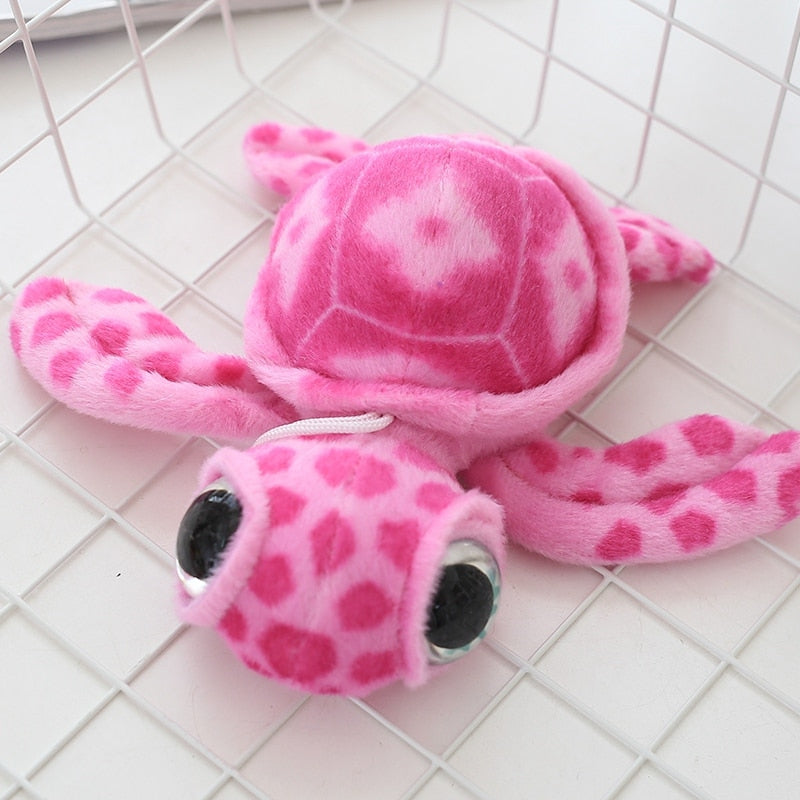 Tortuga Rosa Pequeña de Peluche_15 cm