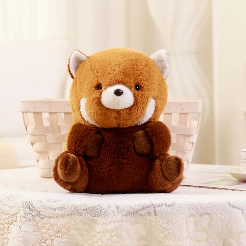 Panda Rojo Sentado de Peluche_30 cm