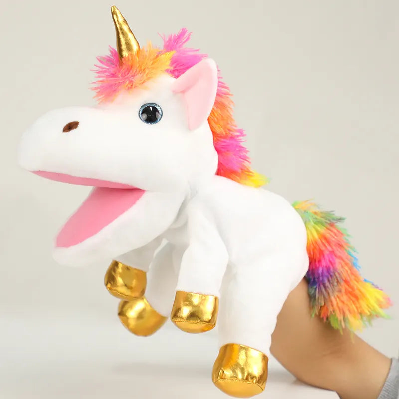 Títere de mano de Unicornio_30 cm