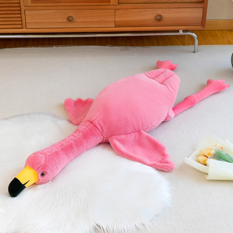 Flamenco Rosa Gigante de Peluche_130 cm