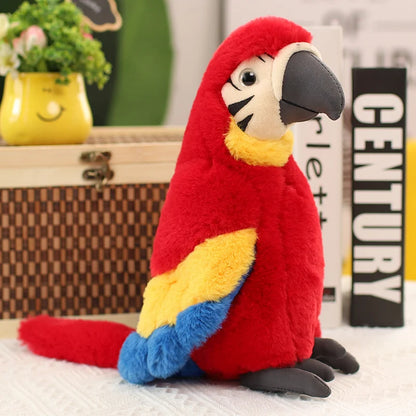 Loro Rojo de Peluche_25 cm_2