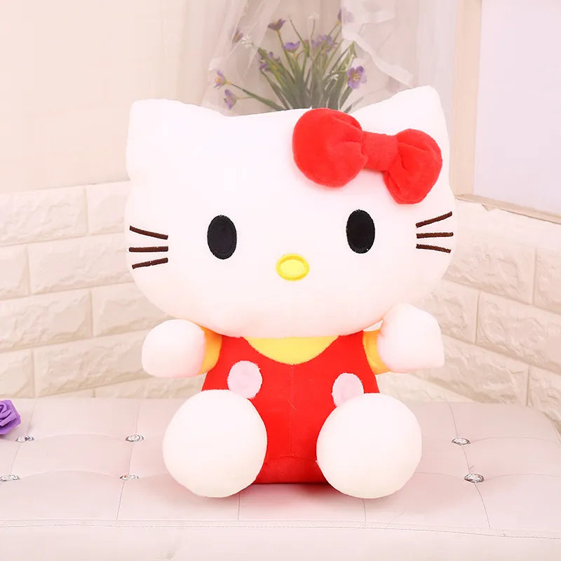 Hello Kitty Vestida de Rojo de Peluche_20 cm