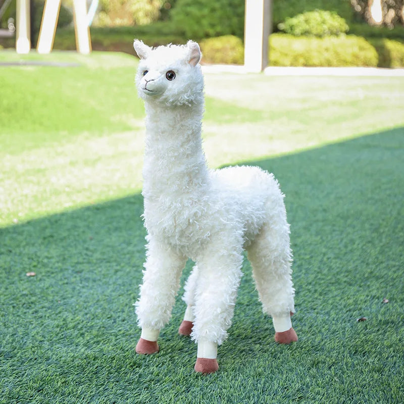 Alpaca Blanca de Peluche_38 cm