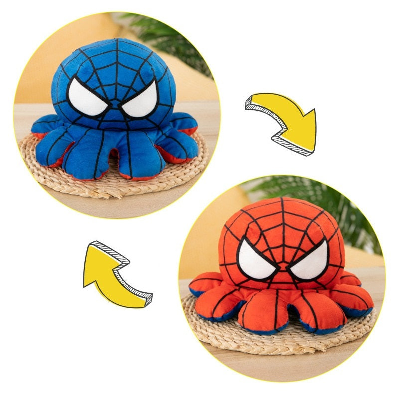 Spiderman Rojo y Azul de Peluche_20 cm