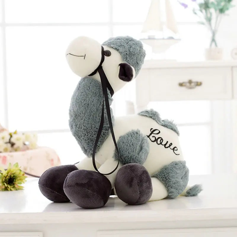 Camello con Cuello Gris de Peluche_20 cm