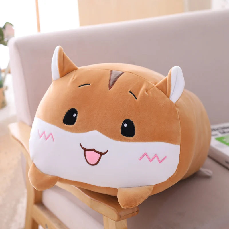Hámster Marrón Squishy de Peluche_20 cm