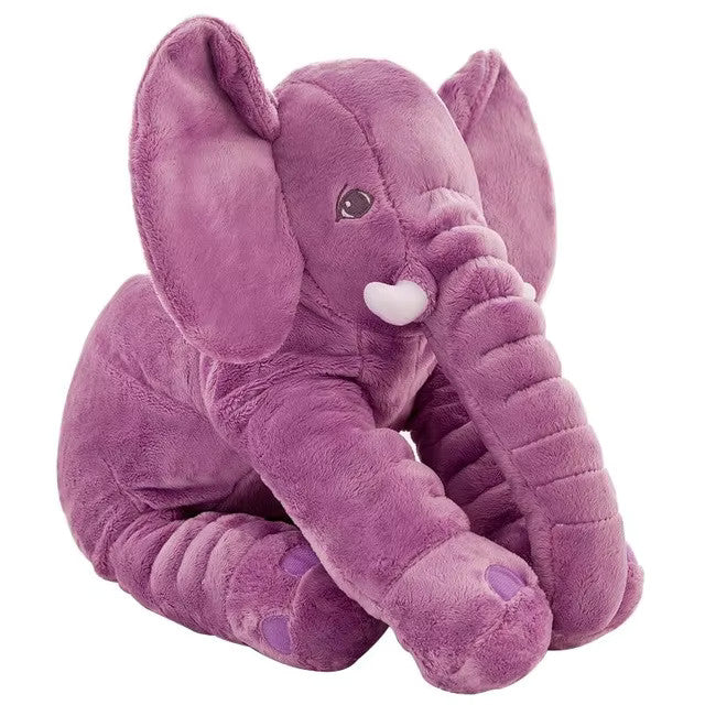 Elefante Morado de Peluche_40 cm