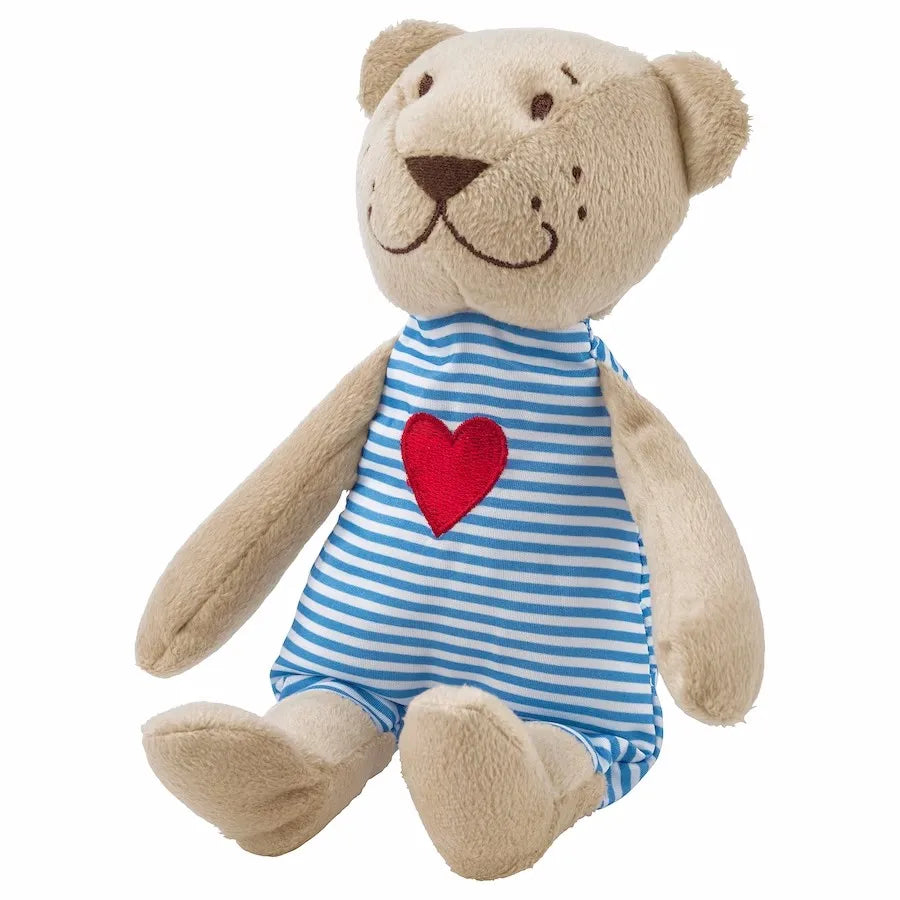 Oso con Camiseta a Rayas Pequeño de Peluche_20 cm