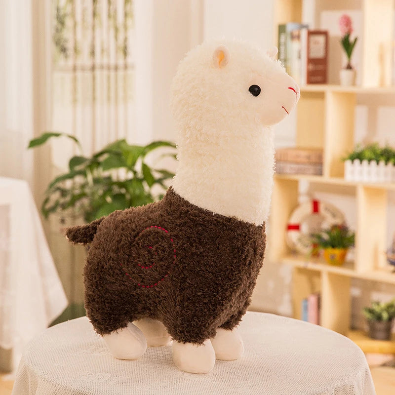 Alpaca Marrón de Peluche_28 cm
