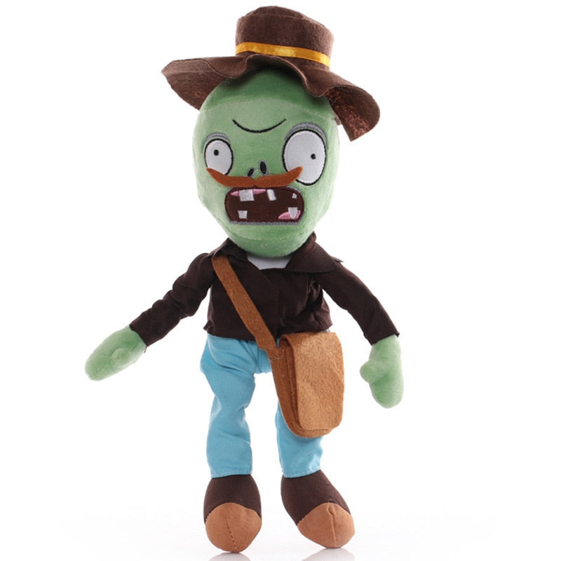 Zombie con Bigote de Peluche de Plants Vs Zombies_30 cm