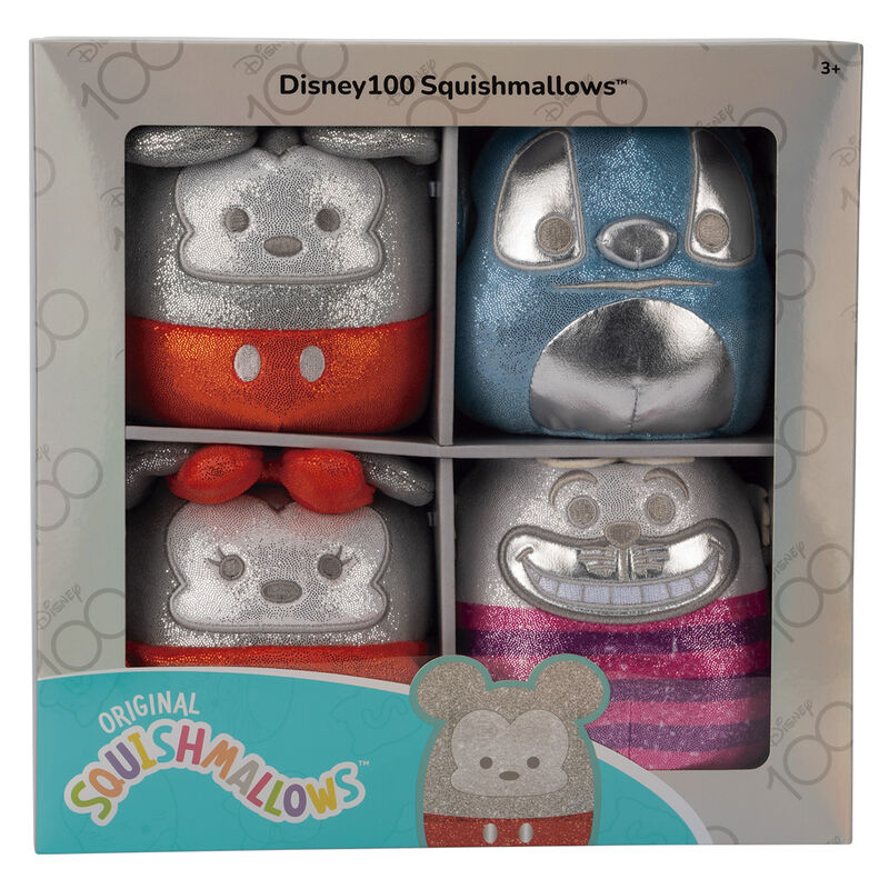 Surtido 4 Pequeños Peluches Clásicos Disney Glitter 1