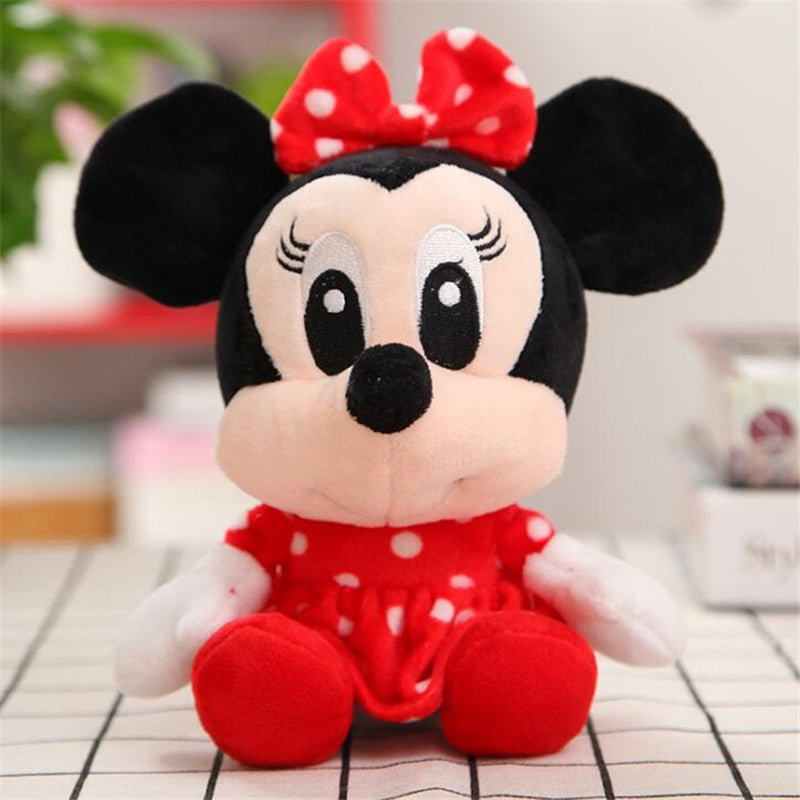 Minnie Mouse Vestida de Rojo Pequeña de Clásicos Disney_18 cm