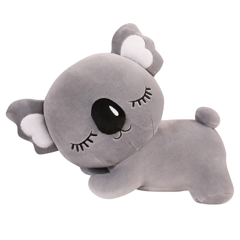 Koala Dormilón Gris Grande de Peluche_50 cm