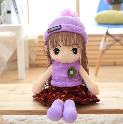 Muñeca Grande con Falda Roja_60 cm