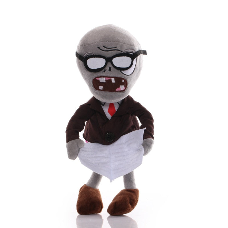 Zombie con Periódico de Peluche de Plants Vs Zombies_30 cm