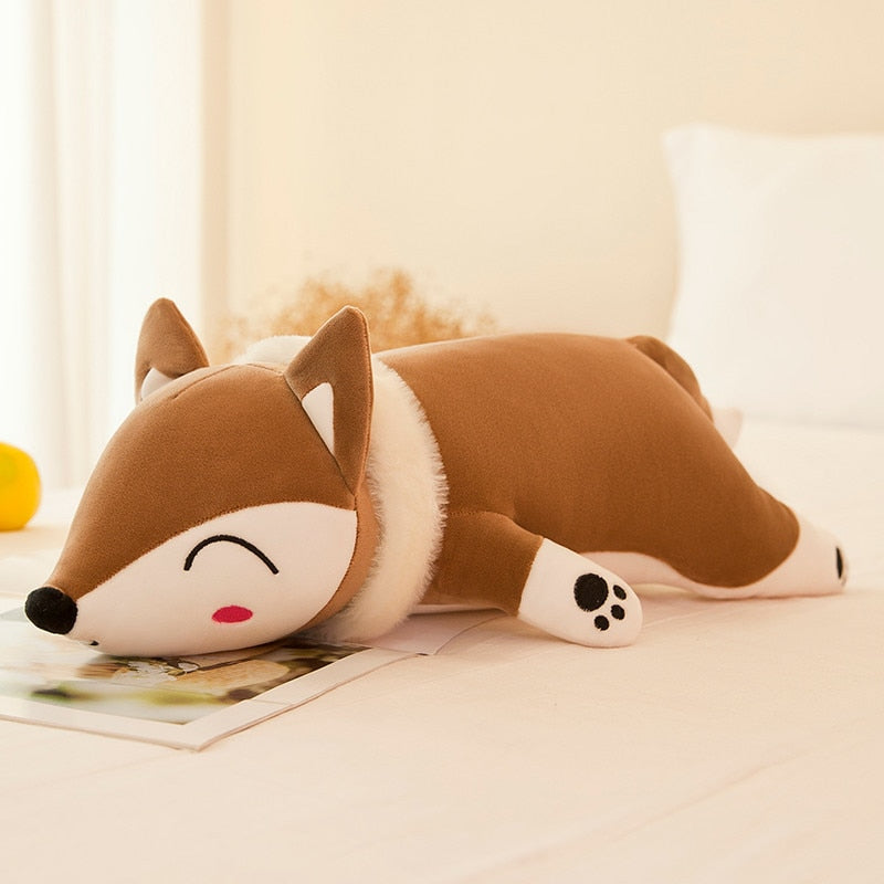 Zorro Marrón Squishy de Peluche_50 cm