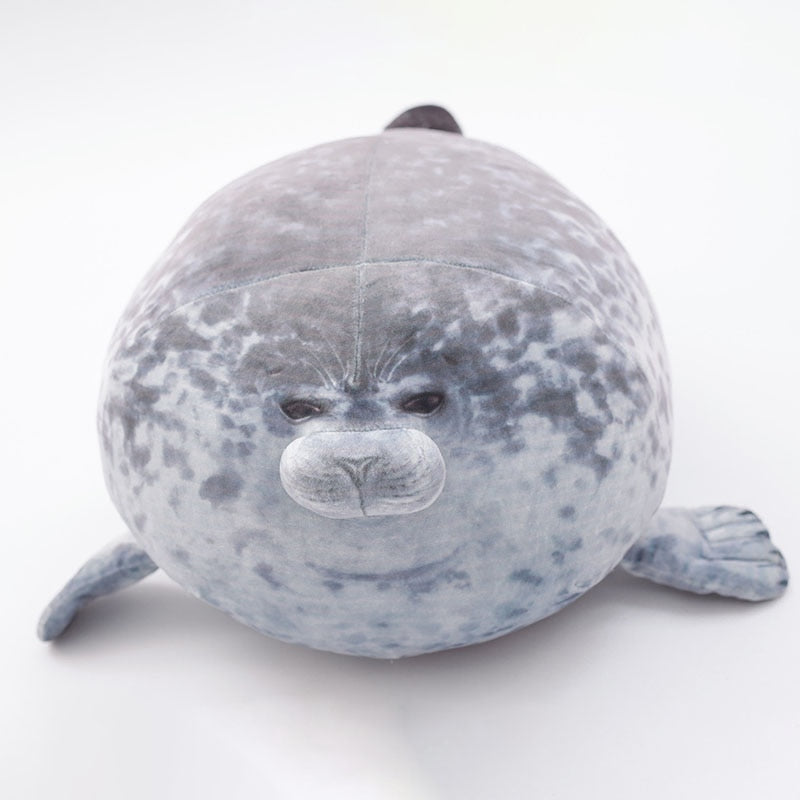 Foca Moteada Squishy de Peluche_30 cm