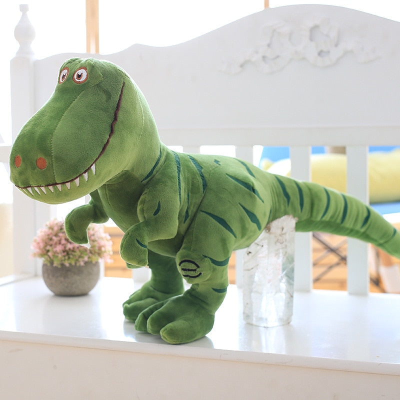 Tiranosaurio Verde de Peluche_40 cm