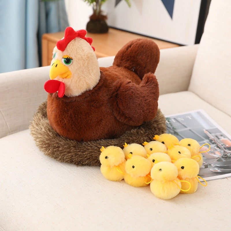 Gallina y Pollitos_40 cm
