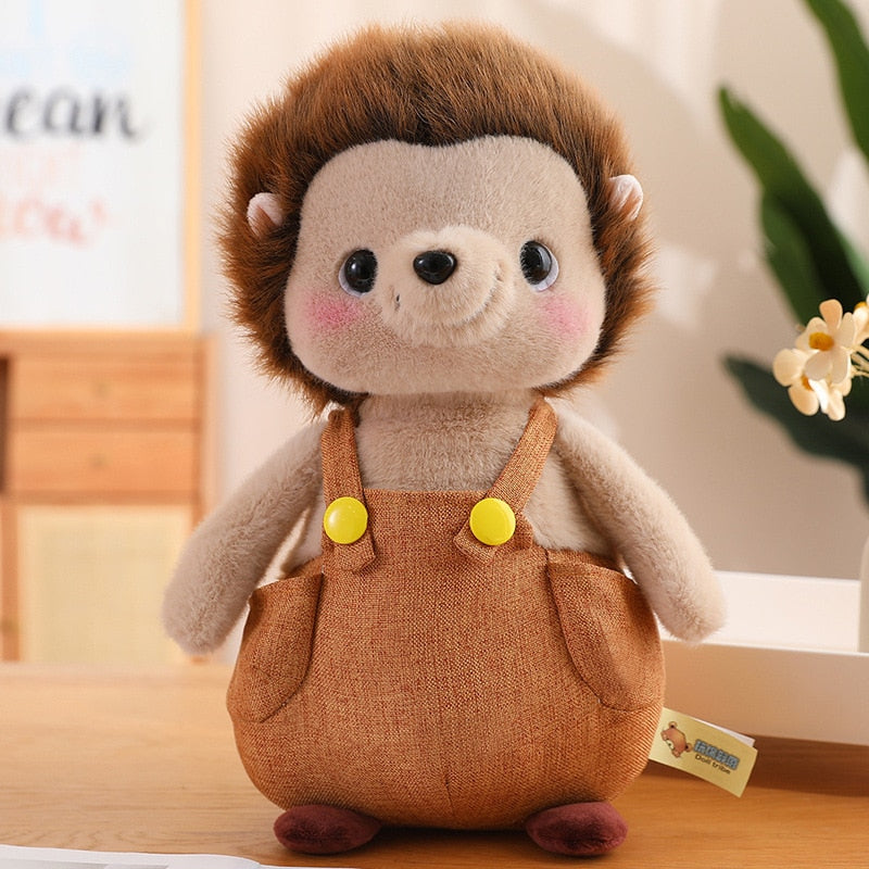 Erizo con Peto Camel de Peluche_25 cm
