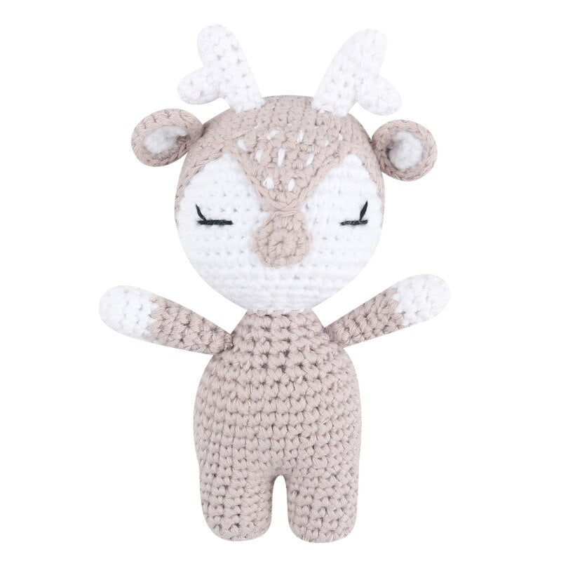 Ciervo Pequeño de Crochet para Bebé_13 cm