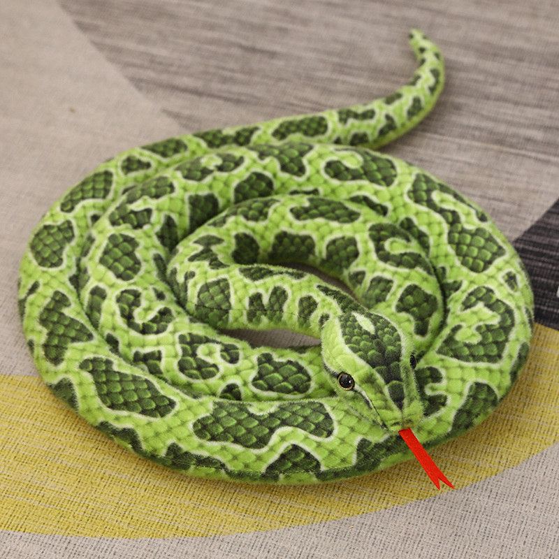 Serpiente Verde Gigante de Peluche_200 cm