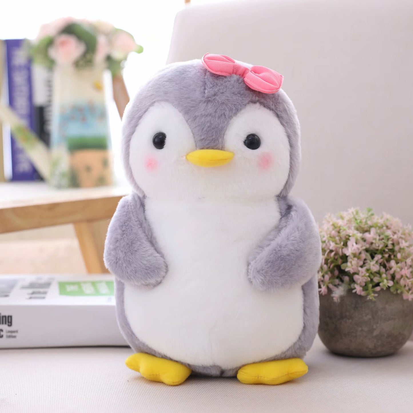 Pingüino con Lacito de Peluche_22 cm