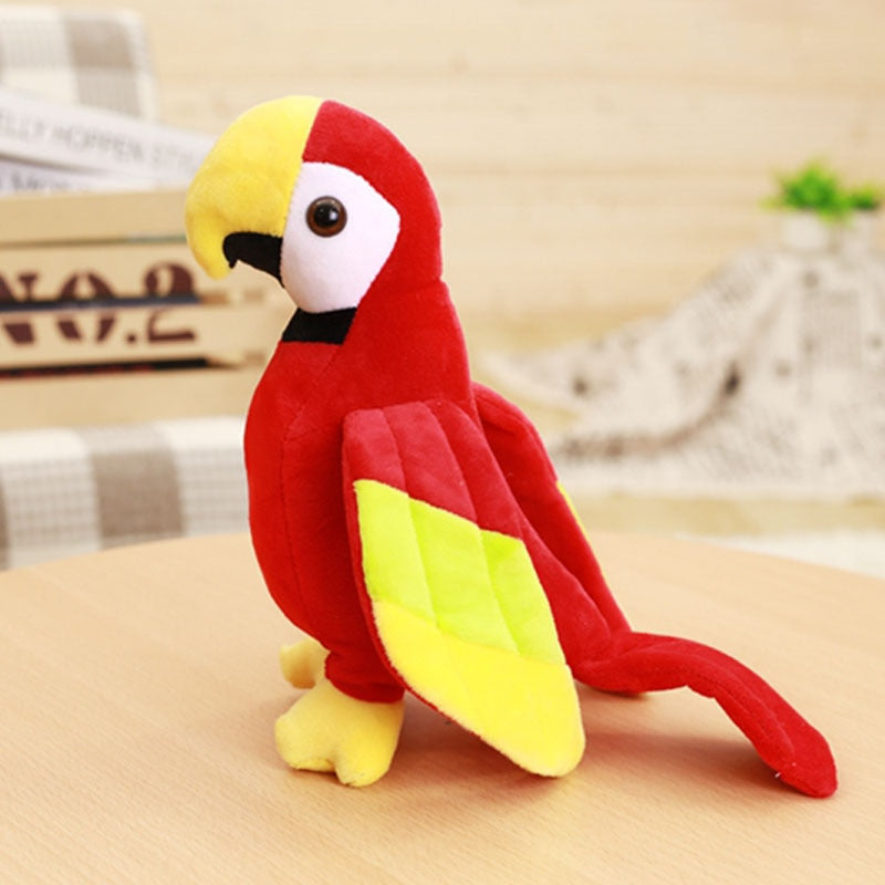 Loro Rojo y Amarillo de Peluche_20 cm